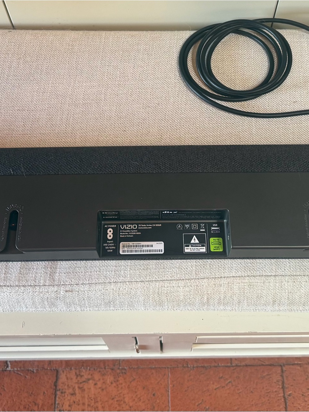 Vizio All-in-One Soundbar New Without Box